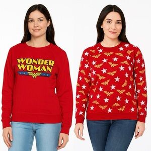 Reversible Wonder Woman DC Comics
Costume Graphic Sweatshirt Women’s M